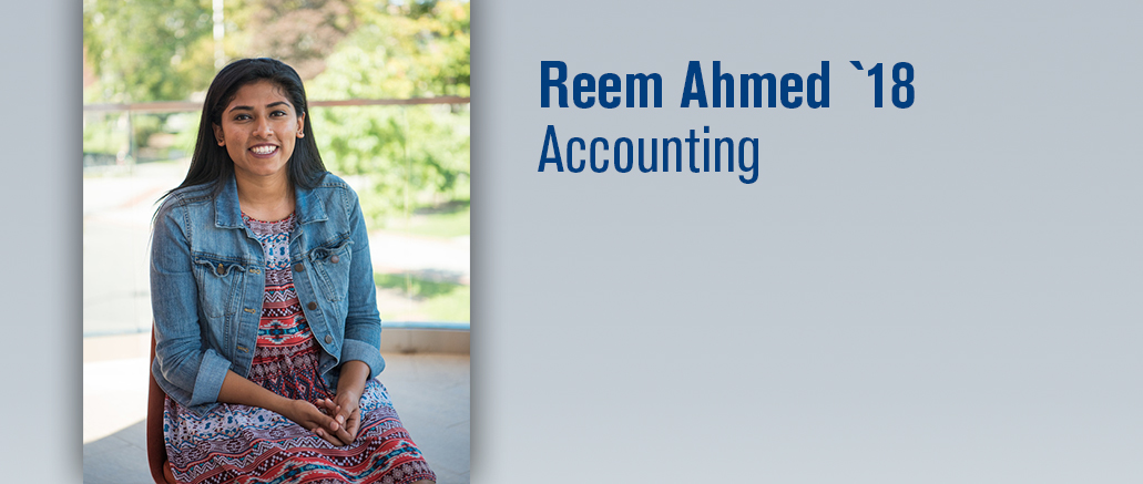 Reem Ahmed '18, Accounting